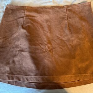 Abercrombie & Fitch Tan Mini Skirt